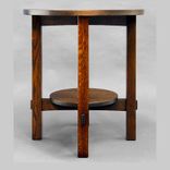 L & JG Stickley Round End Table 5 small