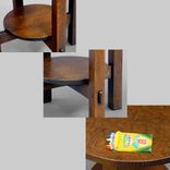 L & JG Stickley Round End Table 4 small