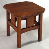 Clip Corner Tabouret, L & J G Stickley Reproductiom 4 small