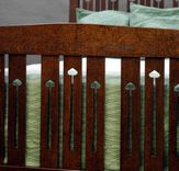 Mackintosh Twin Bed, Quartersawn Oak 5 small