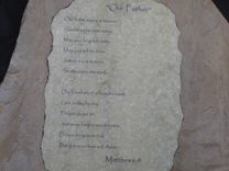 Matthew 6:9 Tablet. 4 small