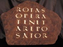 161 A.D. Vergilius Sator Square. 2 small