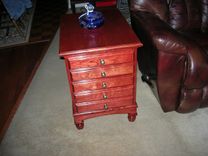 Cherry Cabinet With Pullout  Trays 1 small