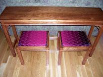 Sofa Table With Benchs 2 small