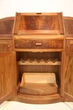 Bow-Front Claro Liquor Cabinet 2 small