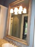 Extra Large Dressing Mirror With Custom Made Frame Distressed Wood 6 small