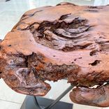 Large Burl-Top Studio Coffee Table 2 small