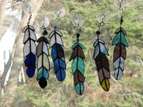 Eagle Feather Stained Glass Art 1 small