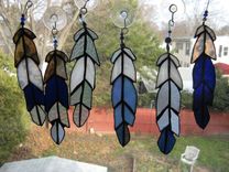 Eagle Feather Stained Glass Art 2 small