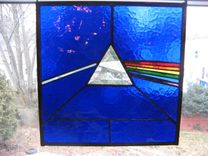 Bright Classic Blue Stained Glass Dark Side Of The Moon Pink Floyd 1 small
