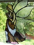 Medieval Fairy Stained Glass Light Catcher 2 small