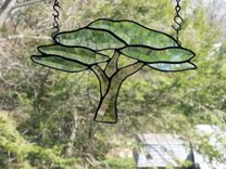 Beveled Tree Of Life Stained Glass 5 small