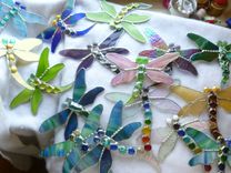 Stained Glass Damselfly 2 small