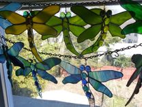 Stained Glass Damselfly 3 small