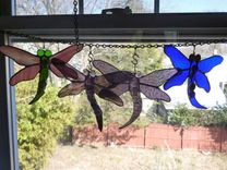 Stained Glass Damselfly 4 small