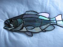 Steelhead Striper Large Mouth Bass Stained Glass Art 3 small