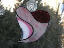 Stained Glass Abstract Valentine Heart 1 small