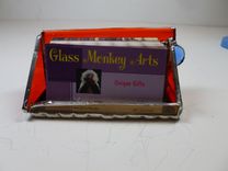 Stained Glass Business Card Holder In Primary Colors 4 small