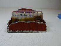 Stained Glass Business Card Holder In Orange 3 small