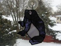 Custom Frog Stained Glass 1 small