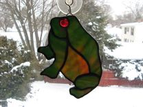 Custom Frog Stained Glass 2 small