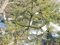 Beveled Stained Glass Shamrock 4 small