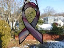 Stained Glass Breast Cancer Awareness Ribbon In Pink Stain 1 small