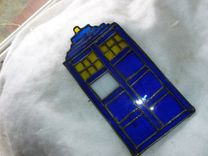 Awesome Stained Glass Tardis Light Catcher 1 small
