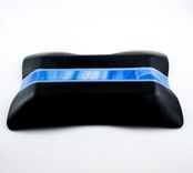 Black And Blue Fused Glass Serving Tray 5 small