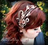 Calla Lily Bridal Headpiece 2 small