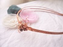 Hand Forged Copper Wirework Headband 1 small