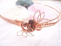 Hand Forged Copper Wirework Headband 5 small