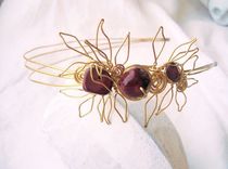 Brass Crown Headband 2 small