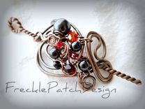 Bride And Bridesmaid Copper Hair Clip 3 small