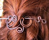 Wirework Hair Clip /Price Is Approx/ Metal/ Custom Made / Made To Order. 4 small