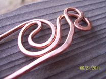 "Serendipity" Copper Hair Fork 1 small