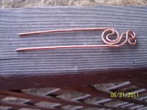 "Serendipity" Copper Hair Fork 3 small