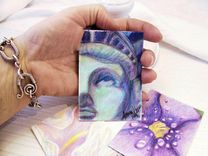 "In The Shadows" Fine Art Original Drawing 3 small