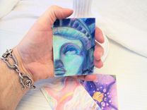 Original Fine Art Drawing "Pensive" 3 small