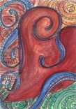 Fine Art Drawing "Rhythm No. 1" 1 small