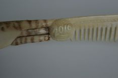 Carved Bone Comb Kitty Cat Custom Example 4 small