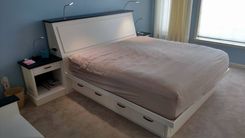 Platform Bed With Drawers 4 small