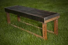 Recycled Wood And Metal Custom Benches 3 small