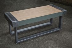 Recycled Wood And Metal Custom Benches 4 small