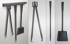 Three-Piece Steel Fireplace Toolset 1 small