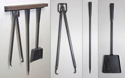 Three-Piece Steel Fireplace Toolset 2 small