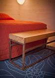 Reclaimed Wood And Scrap Metal Bench 2 small