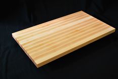 Edge Grain Cutting Board, Solid Maple 2 small
