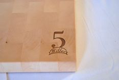Personalized Cutting Board - Logo Engraved 2 small