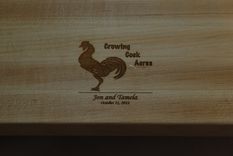 Engraved Cutting Board - Personalized With Your Logo 1 small